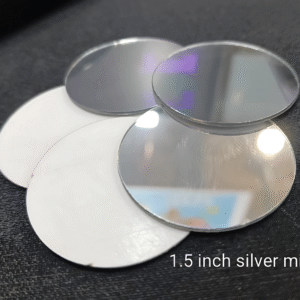 1.5 inch craft mirror silver 12 PCS pkt