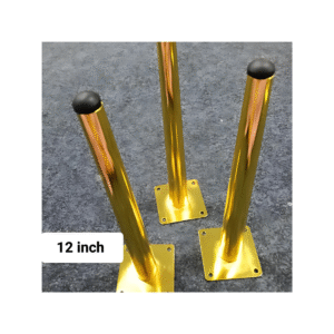 12″ straight metal legs 3 pcs set