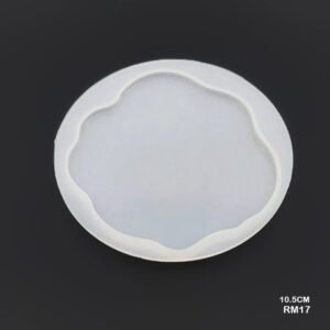 4inch round agate coaster mould 13x11cm ..sa.