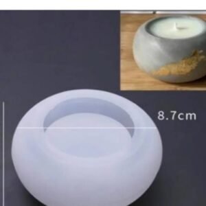 big Round tea light holder silicon mould