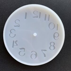 6inch clock silicone mould 10mm depth min qty 12pcs..TE.