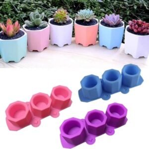 3pcs planter mould 2inch depth min qty 12pcs..TE. SKU: SRN159