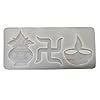 Swastik mould min qty 12pcs..AO. SKU: SRN165