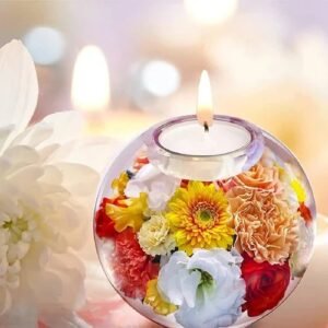 BallTea Light Candle Holder/ Min.Qty-12 Pcs SKU: SRN180/ 3 inch