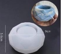 Diamond Round Tea Light Holder Silicone Mould/Min.Qty-12 Pcs .xAo SKU: SRN188