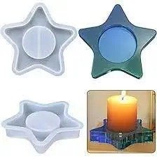 Star Tea Light Holder Silicone Mould /Min.Qty-12 Pcs .xpe SKU: SRN192
