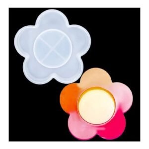 Flower Tea Light Holder Silicone Mould/ Min.Qty-12 Pcs.xNo