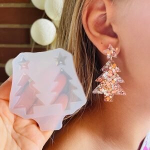 Earring siliconemould min qty 12pcs..SU.