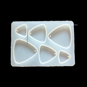 6 cavity triangle mould 10.8×7.7cm 6 mm depth min qty 12pcs..UN. SKU: SRN254