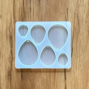 6 cavity Drop mould 10.8x9cm 6mm depth min qty .12pcs..UN. SKU: SRN256