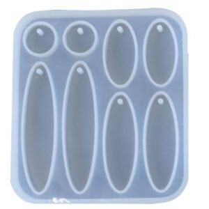 8 cavity oval mould 7.6x7cm 6mm depth min qty .12pcs..UN. SKU: SRN259