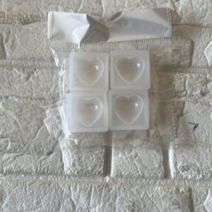 Heart locket 4 pcs set mould 3.3×3.3cm Min qty 12pcs..PO. SKU: SRN262 ₹50.00