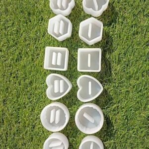 Ring Holder mould 12 cavity depth 18mm size 4x4cm Min qty 12pcs..SUO. SKU: SRN265