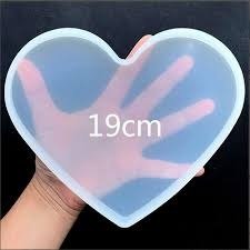 Heart mould 19cm 12mm depth min qty.12pcs..Jo.
