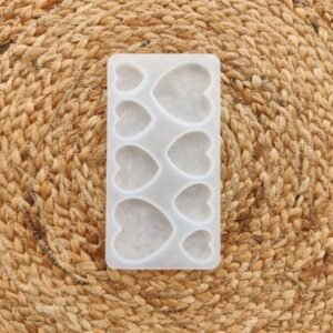 8 Cavity Heart Bracelet Mould size – 8*14 cm SKU: SRN318