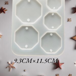 5 Cavity Hexagoan Rakhi Mould 3 mm depth SKU: SRN 342