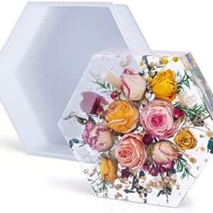 Hexagon shape 8inch wedding mould 27x20cm min qty 12pcs..SA
