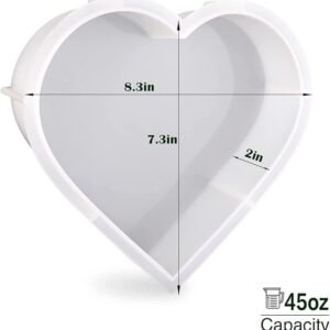 8inch heart shape wedding mould min qty12pcs ..sao.. SKU: SRN133