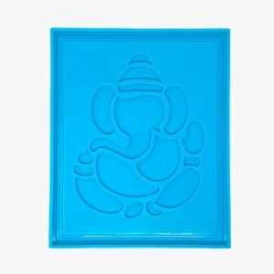 Ganesha silicone mould 27X22cm 12mm depht min qty.12pcs..URR.