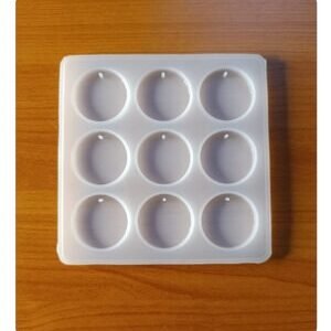 SRN368 9 Cavity Keychain Round Mould