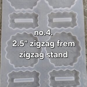 srn356 4 cavity round2 agate frame mould