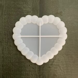 SRN361 Heart bubble 5.5″dish mould