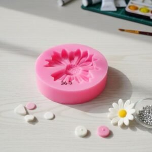 daisy flower candle mould