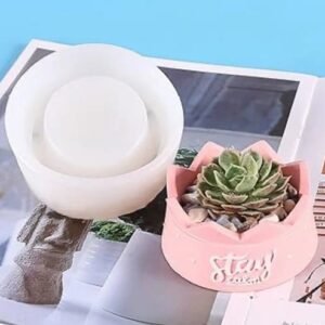 Flower Pot Candle Mould / /.xuse/ Size-9.5*9.5*4.6