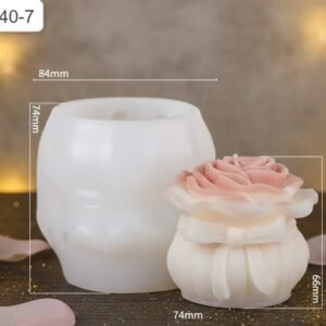 HBR40-07 Pot Flower Candle Mould
