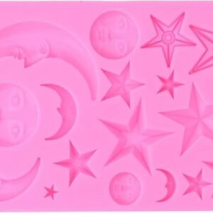 Pink star mould size-19*12cm