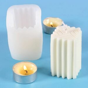 Candle Mould//.xsuo/Size- 5.6*5.6*8.2