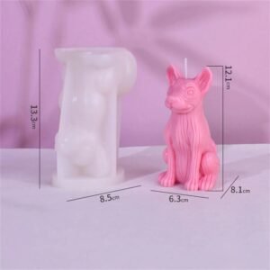 Candle mould QTY-min 12 pcs size-7*3*8.5.13.3cm