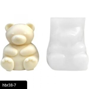 HBR 38-07 Teddy Bear Candle Mould Big