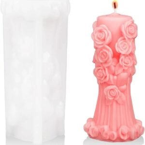 HBR 38-19 Piller Flower Candle mould