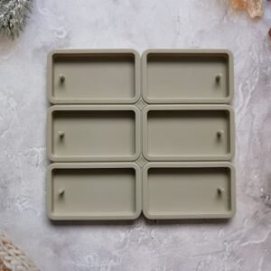 HBR 38-49 6 Cavity Reactangle Sachet Mould