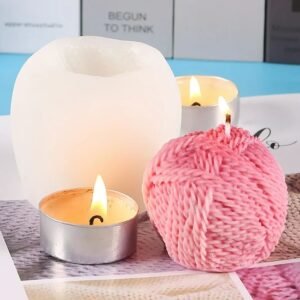 Rope candle Mould x.suo/ Size- 4.7*4.3*6