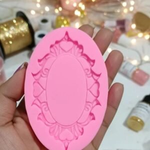 Pink mirror frame mould size-5.5*6.3